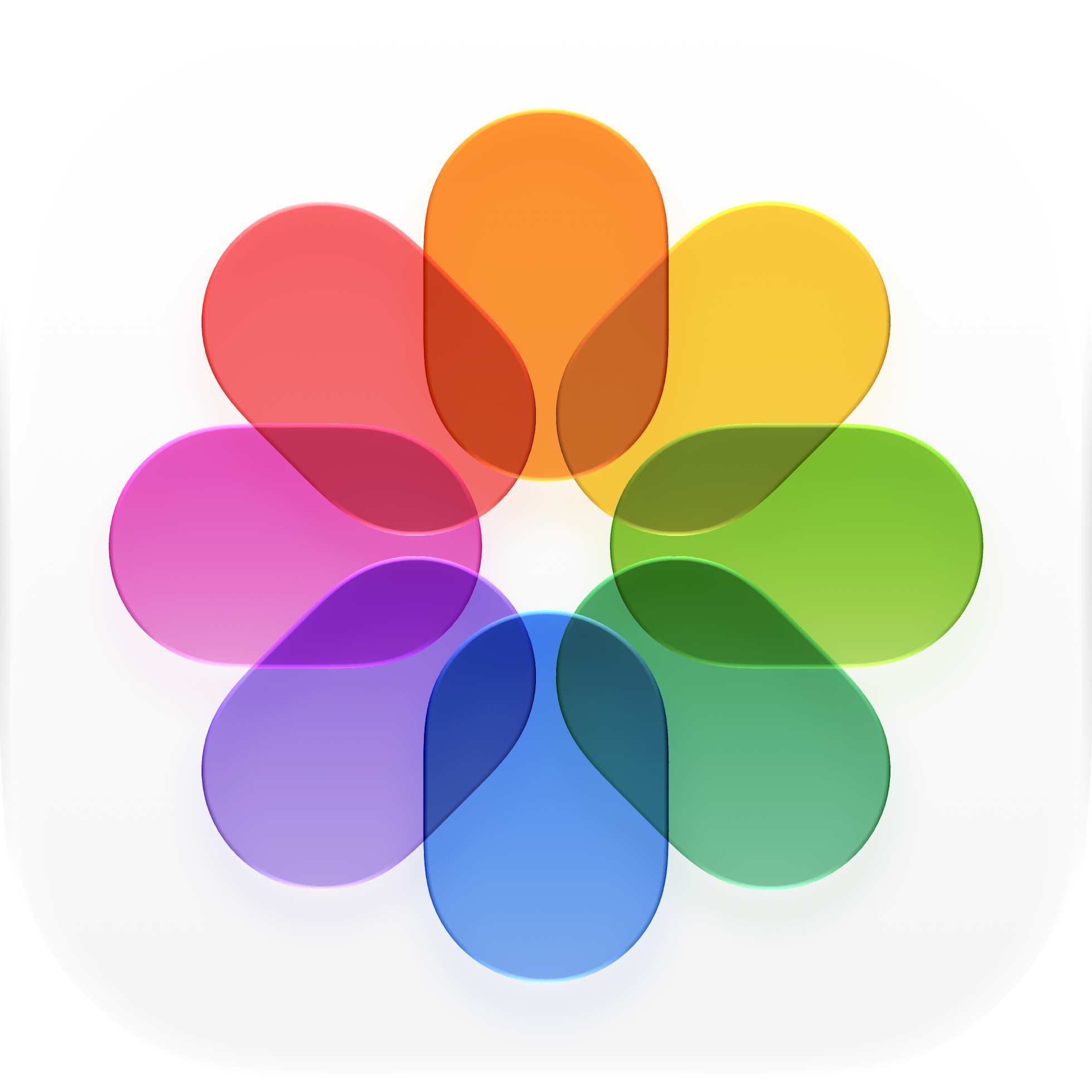 Photos app icon imported into Icon Composer